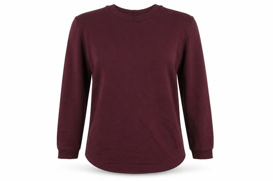 Front view of Tu women’s red jumper, size M