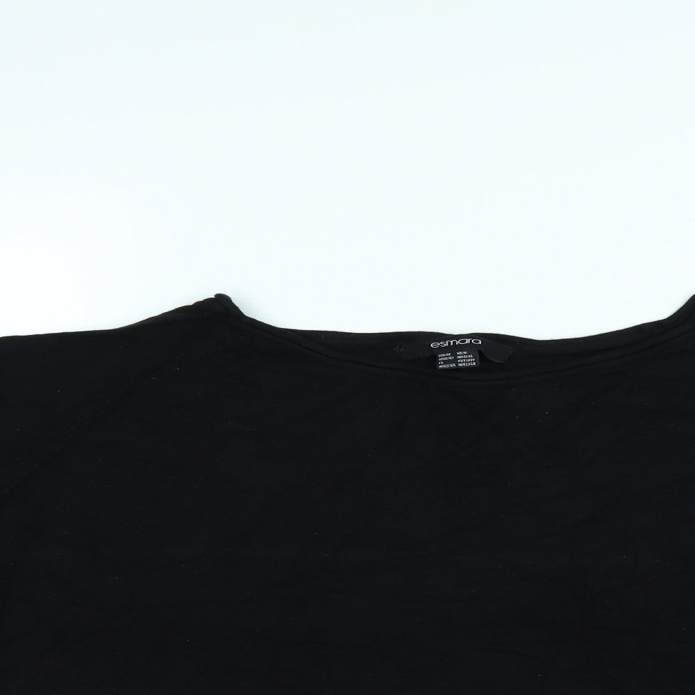 ESMARA Womens Black   Basic Blouse Size 16