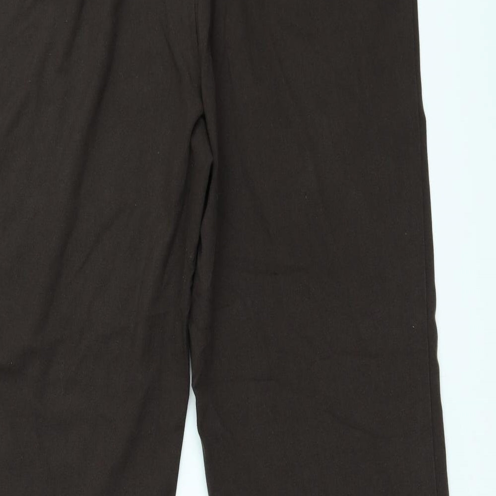 Marks and Spencer Womens Brown   Trousers  Size 14 L28 in