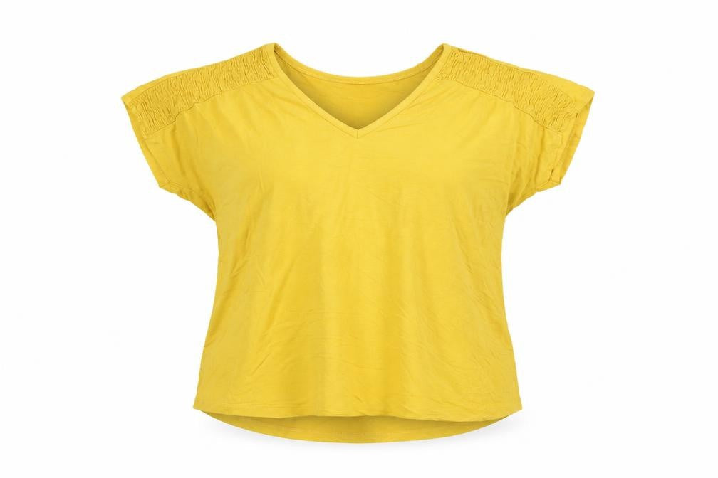 Peacocks Womens Yellow   Basic Blouse Size 14