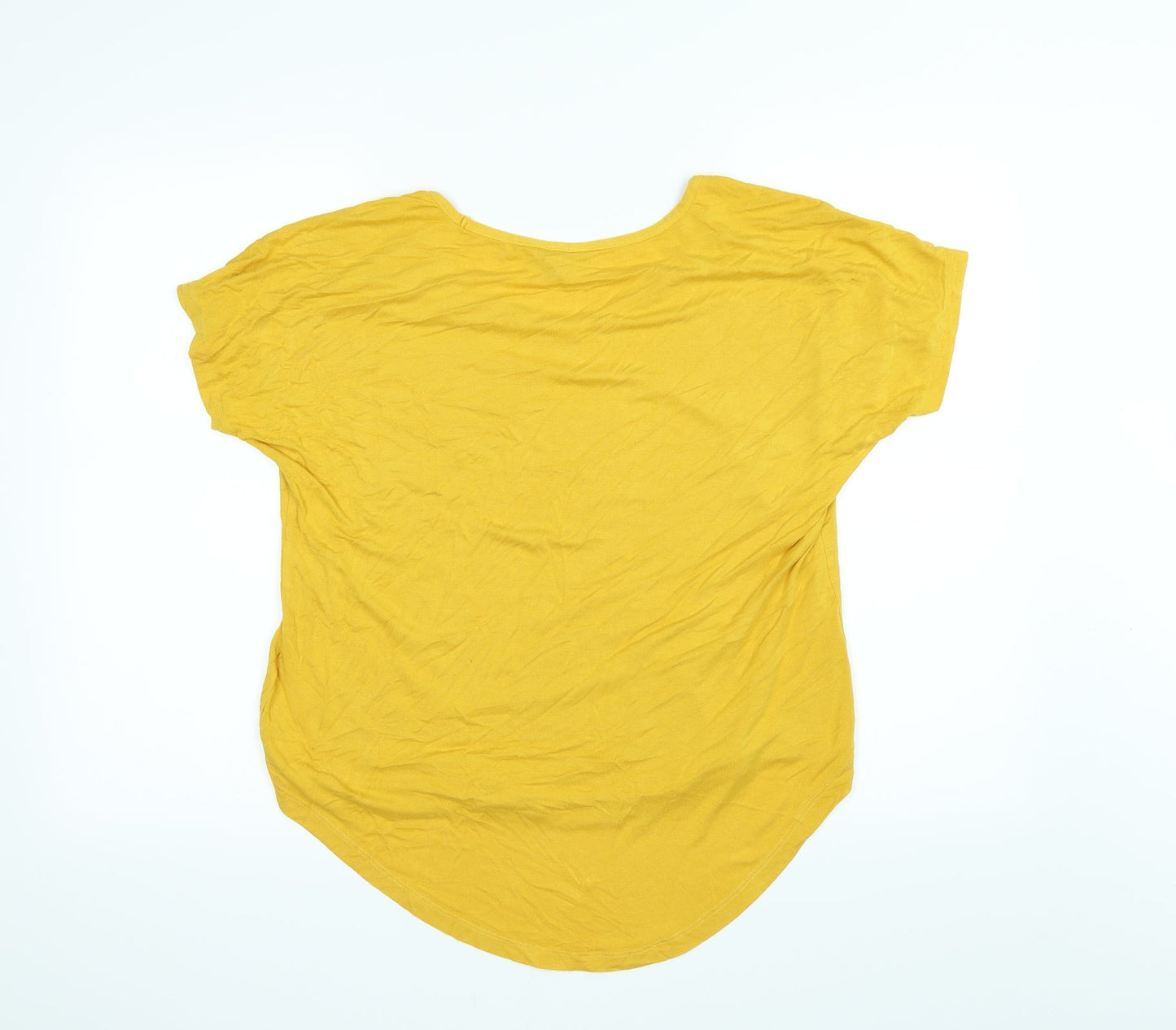 Peacocks Womens Yellow   Basic Blouse Size 14