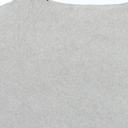 Brand and care label for H&M women’s pink jumper, size M