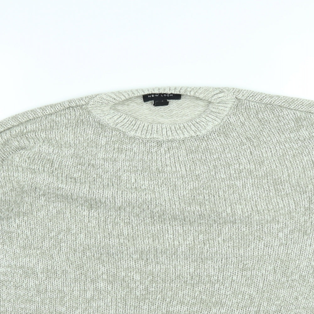 New Look Womens Grey   Pullover Jumper Size S