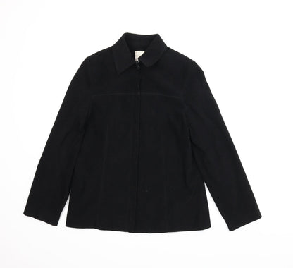 Additional front view of Lakeland women’s black jacket, size UK 12