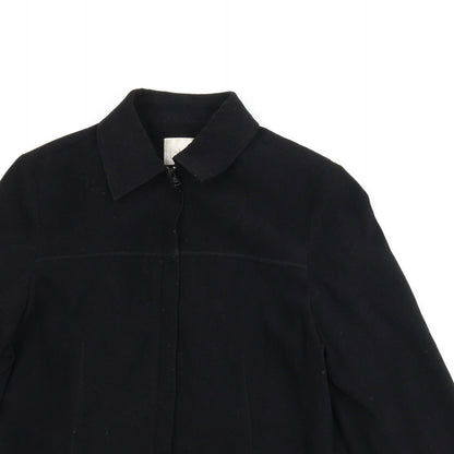 Close-up detail of Lakeland women’s black jacket, size UK 12