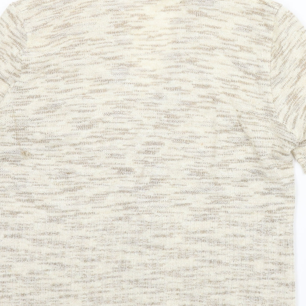 Preworn Womens Beige   Cardigan Jumper Size S