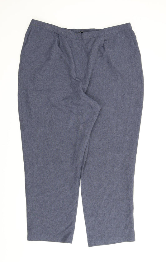 Le Bon Marché Womens Blue   Capri Trousers Size 22 L27 in