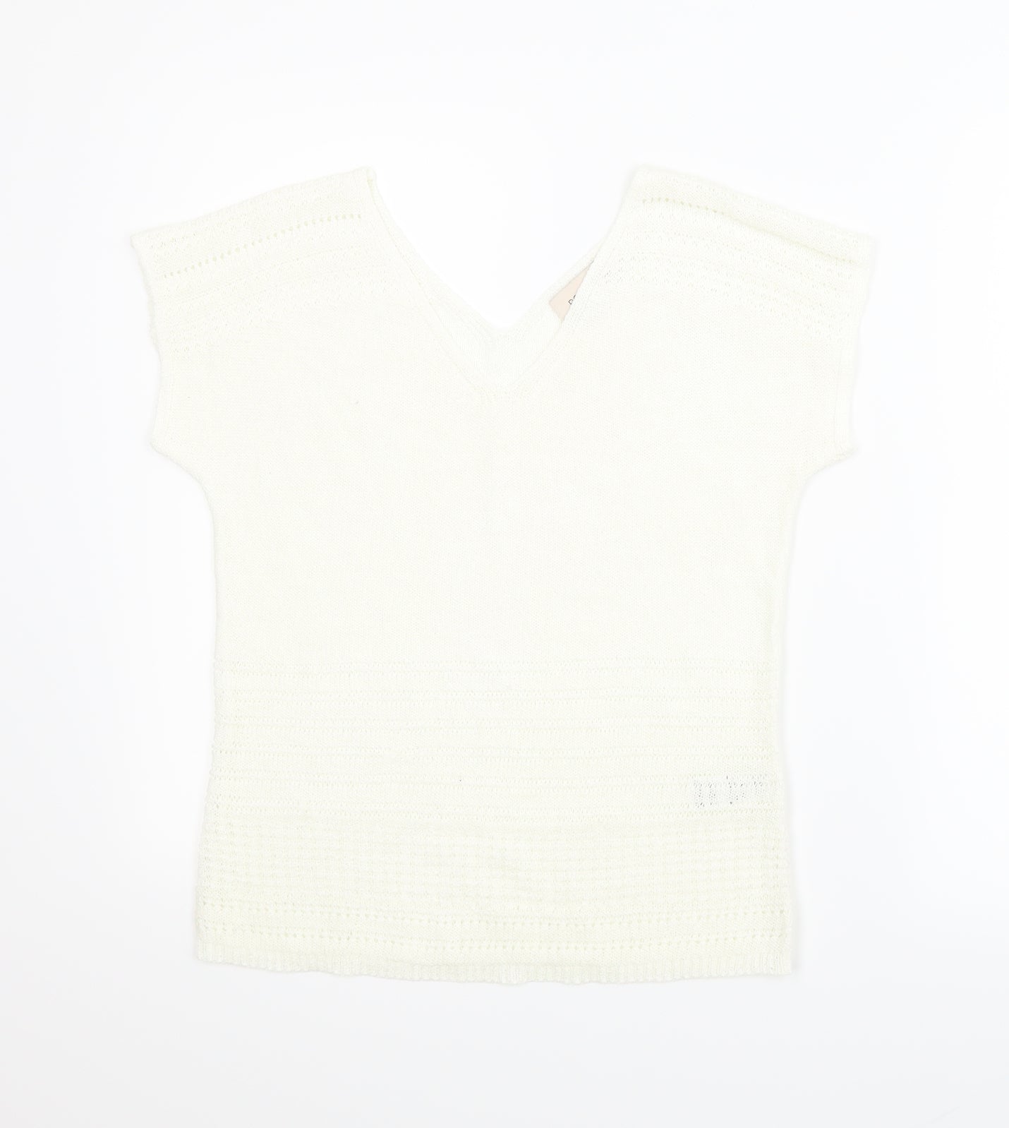 Per Una Womens White   Vest Jumper Size 10