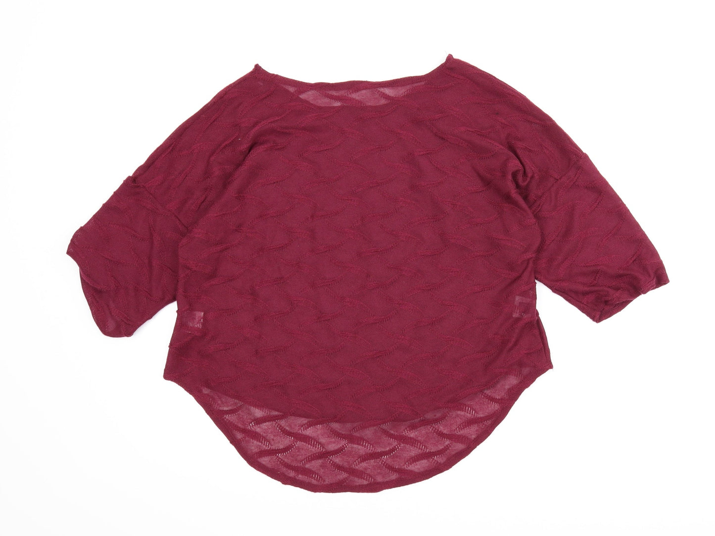 Preworn Womens Purple   Basic Blouse Size 12