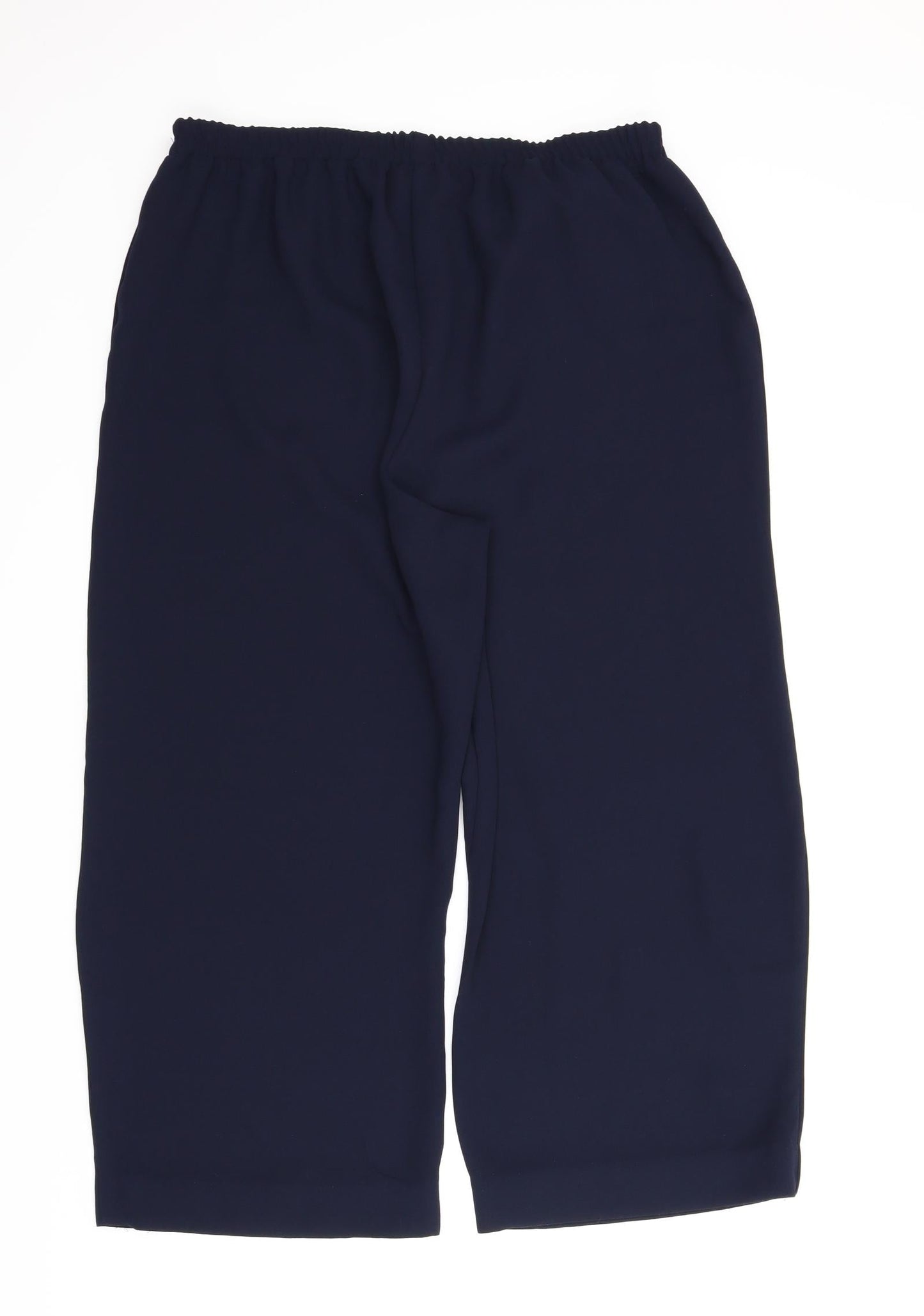 ELVI Womens Blue   Capri Trousers Size 18 L23 in