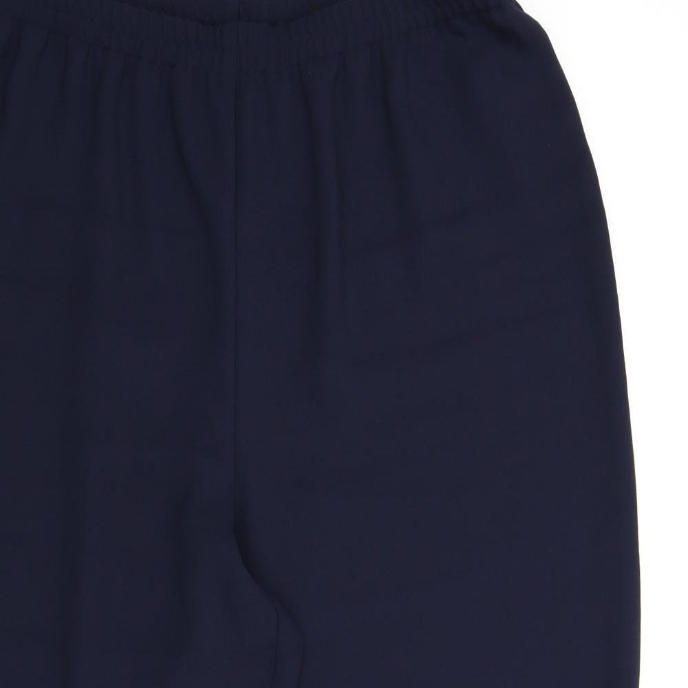 ELVI Womens Blue   Capri Trousers Size 18 L23 in