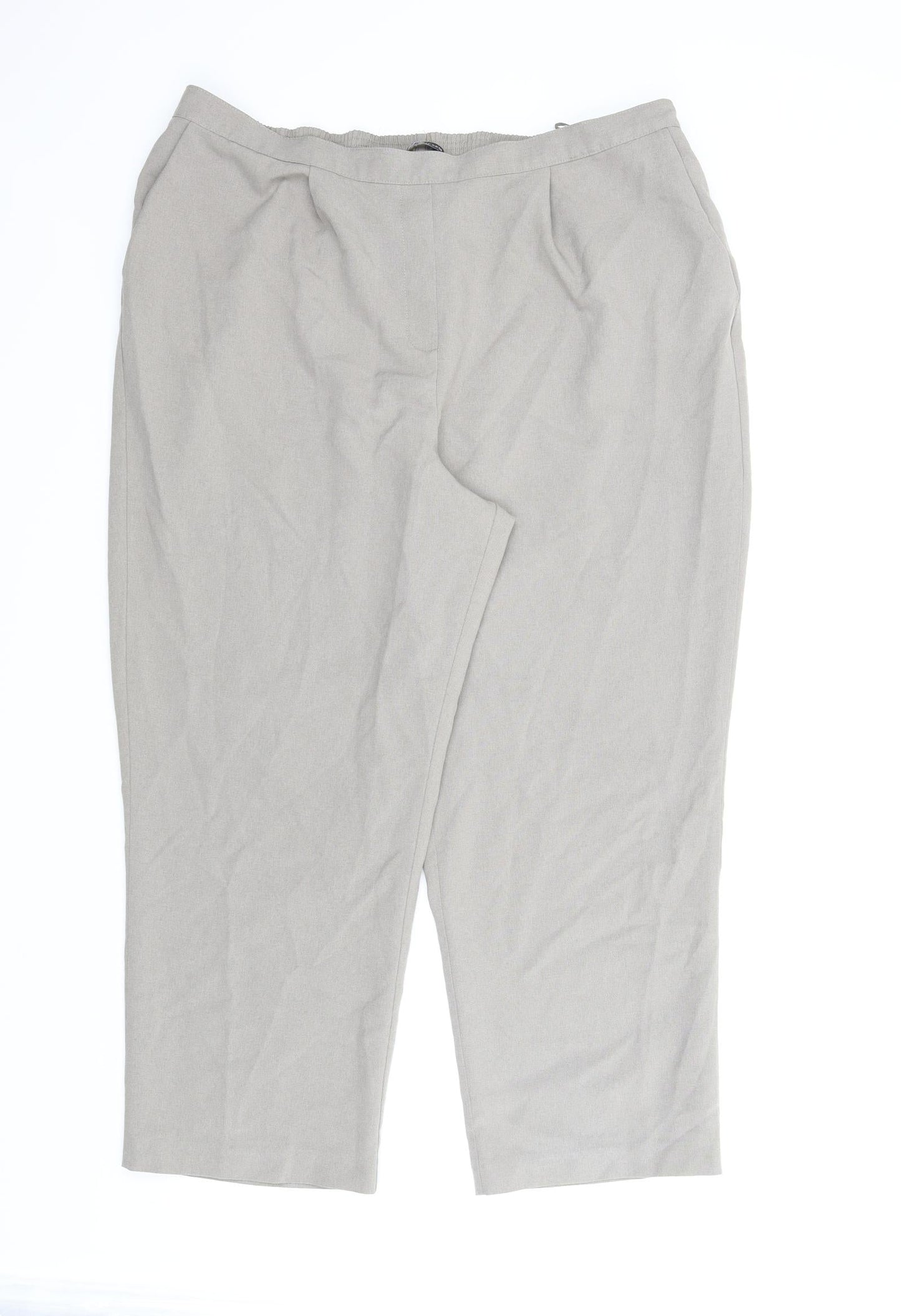 Le Bon Marché Womens Beige   Capri Trousers Size 20 L24 in