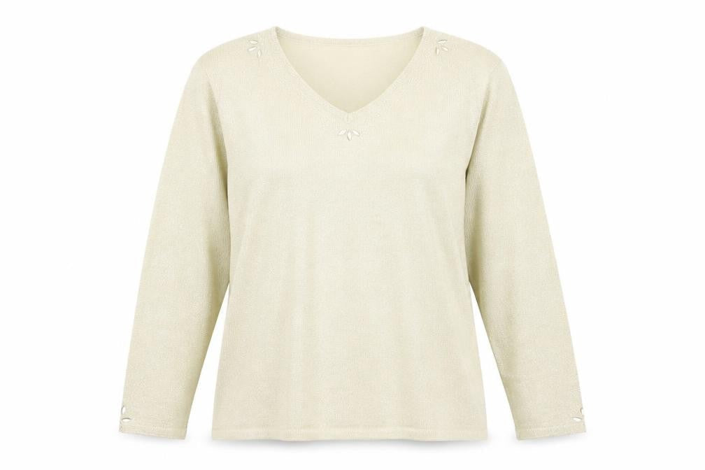 Le Bon Marché Womens Gold   Pullover Jumper Size L