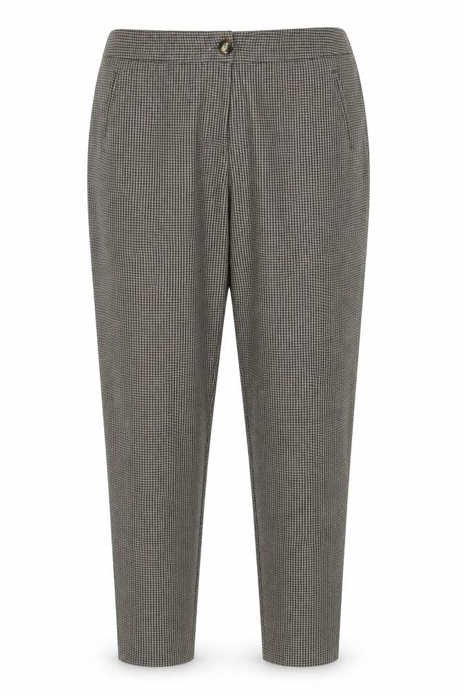 Papaya Womens Brown Plaid  Carrot Trousers Size 16 L28 in