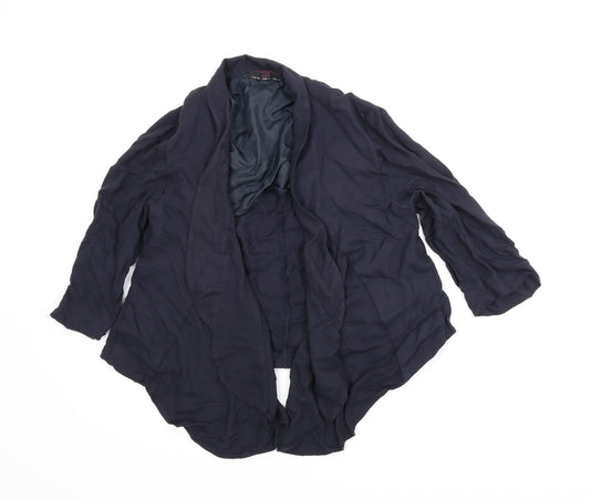 New Look Womens Blue   Jacket  Size 12  - Draped jacket