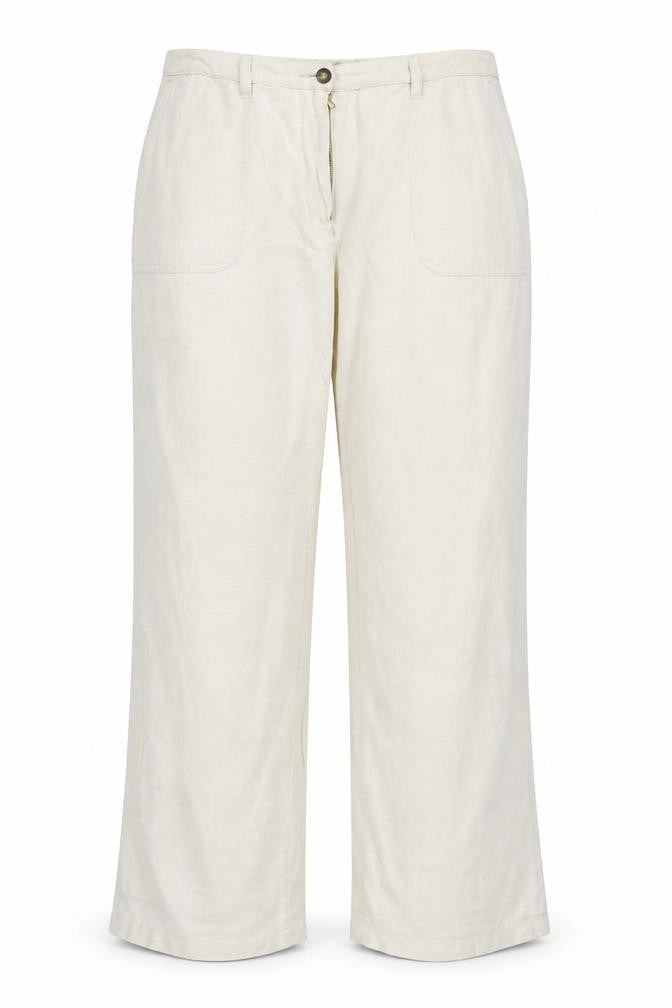 Etam Womens Ivory   Trousers  Size 16 L31 in