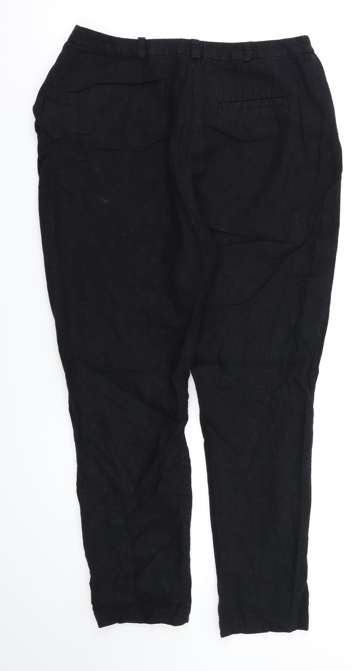 ASOS Womens Black   Trousers  Size 10 L25 in