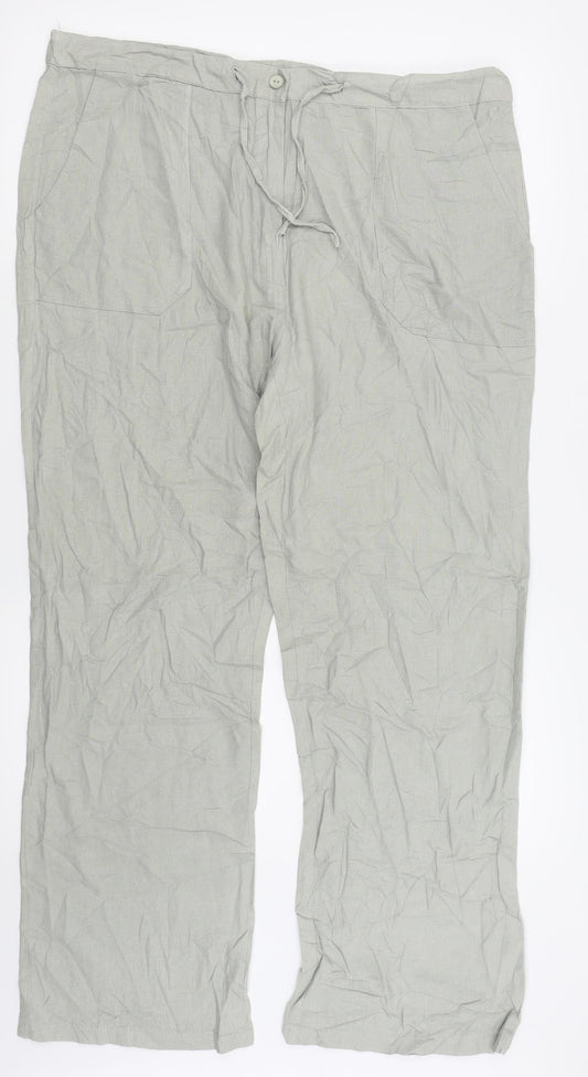 dromedar Womens Green   Trousers  Size 2XL L28 in