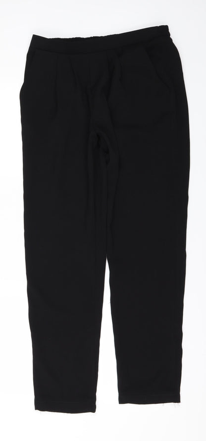 Additional front view of Debenhams women’s black trousers, size UK 10, 29-inch leg