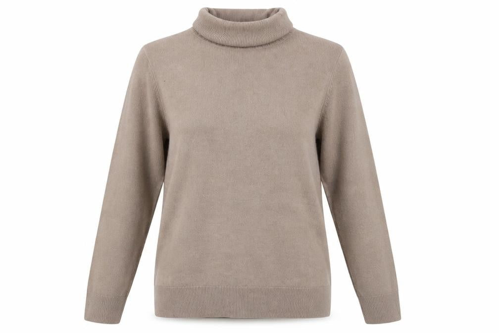 Bonmarché Womens Beige Pullover Jumper Size S
