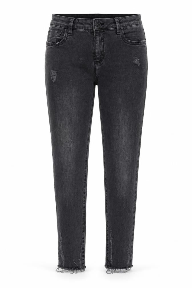 Denim & Co. Womens Black  Denim Skinny Jeans Size 12 L27 in