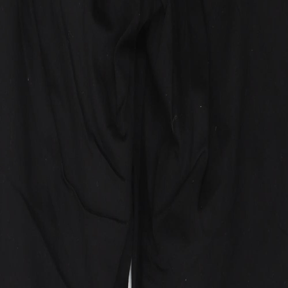 Linea Womens Black   Trousers  Size 10 L30 in - Rhinestone detail