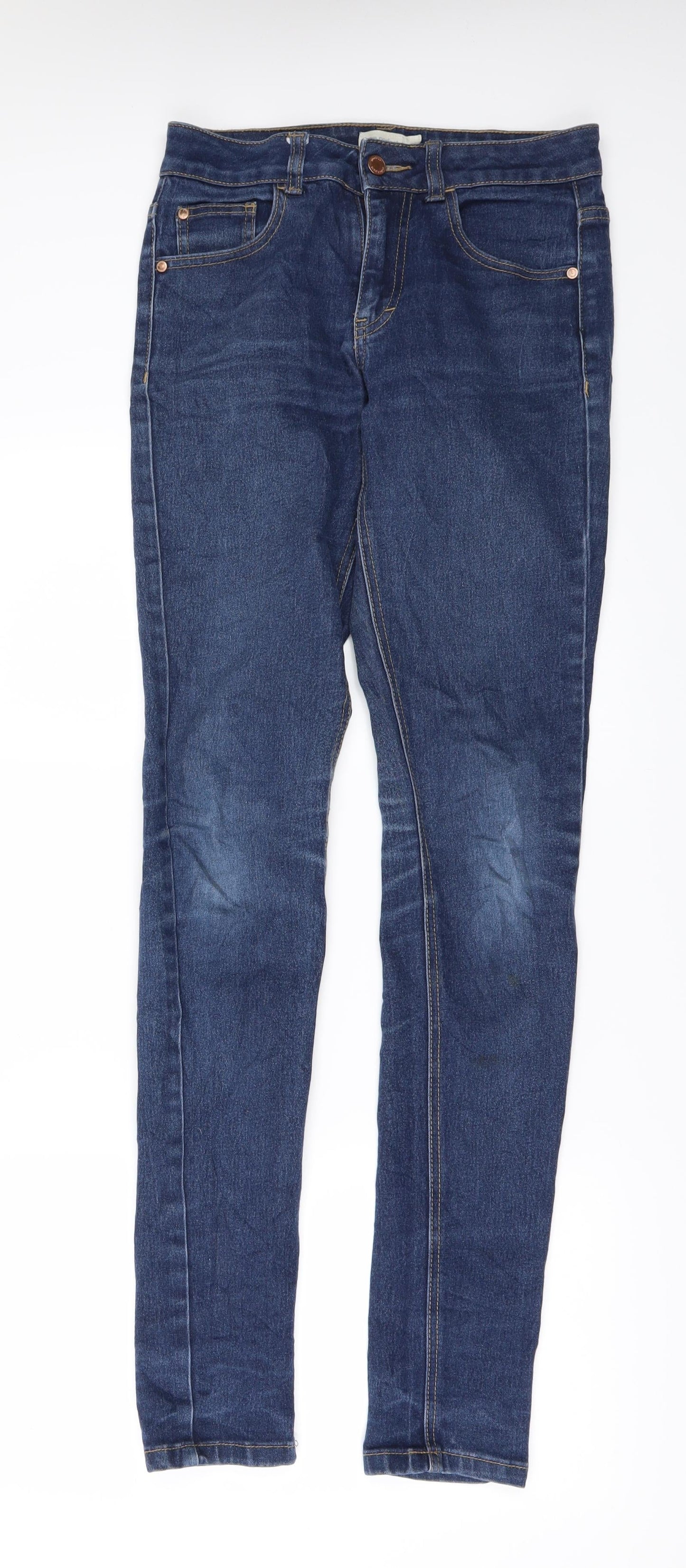 Perfect Jeans Womens Blue  Denim Skinny Jeans Size 26 L34 in