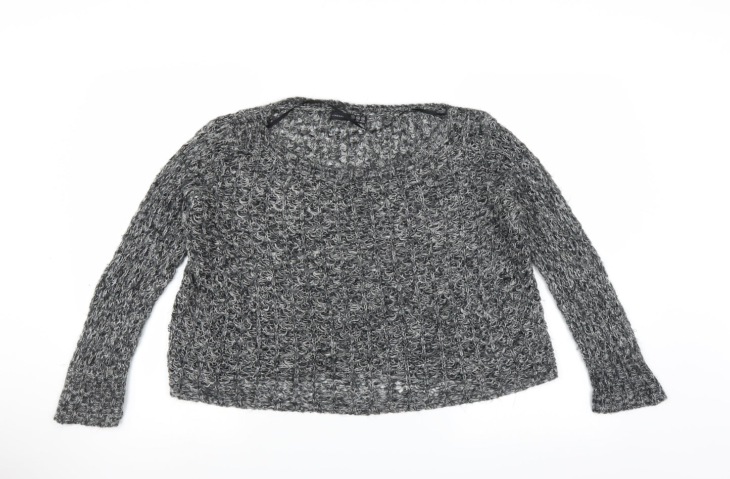 Primark Womens Grey   Pullover Jumper Size 12