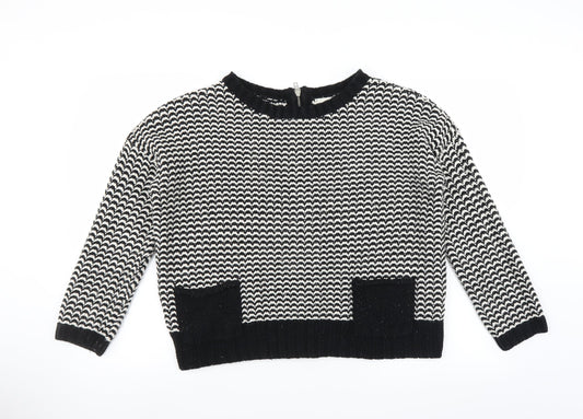 New Look Womens Black   Pullover Jumper Size 14