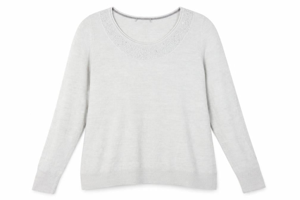 Marks & Spencer Womens Grey   Pullover Jumper Size 16
