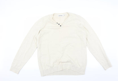 Additional front view of Topman women’s beige jumper, size XL
