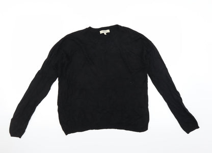 Front view of Papaya women’s black jumper, size S