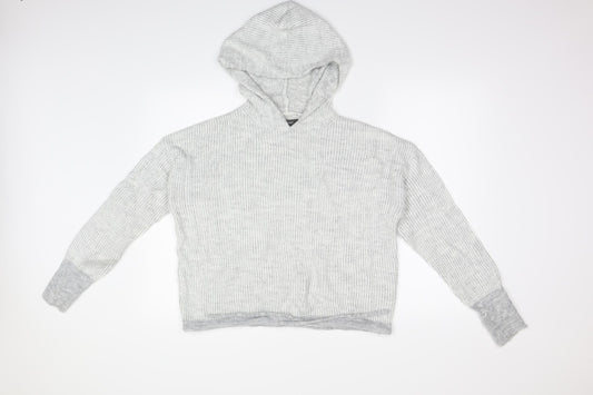 Primark Womens Grey   Pullover Hoodie Size XS