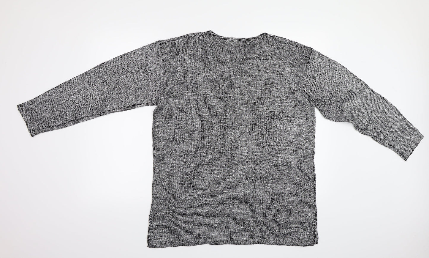 TIGI Exclusive Womens Silver   Pullover Sweatshirt One Size