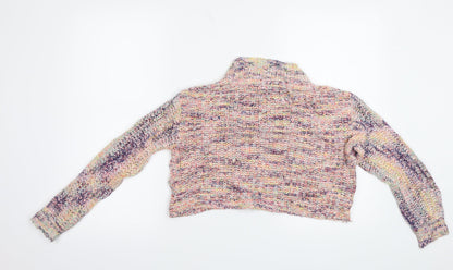 Back view of Missguided women’s multicoloured jumper, size UK 8