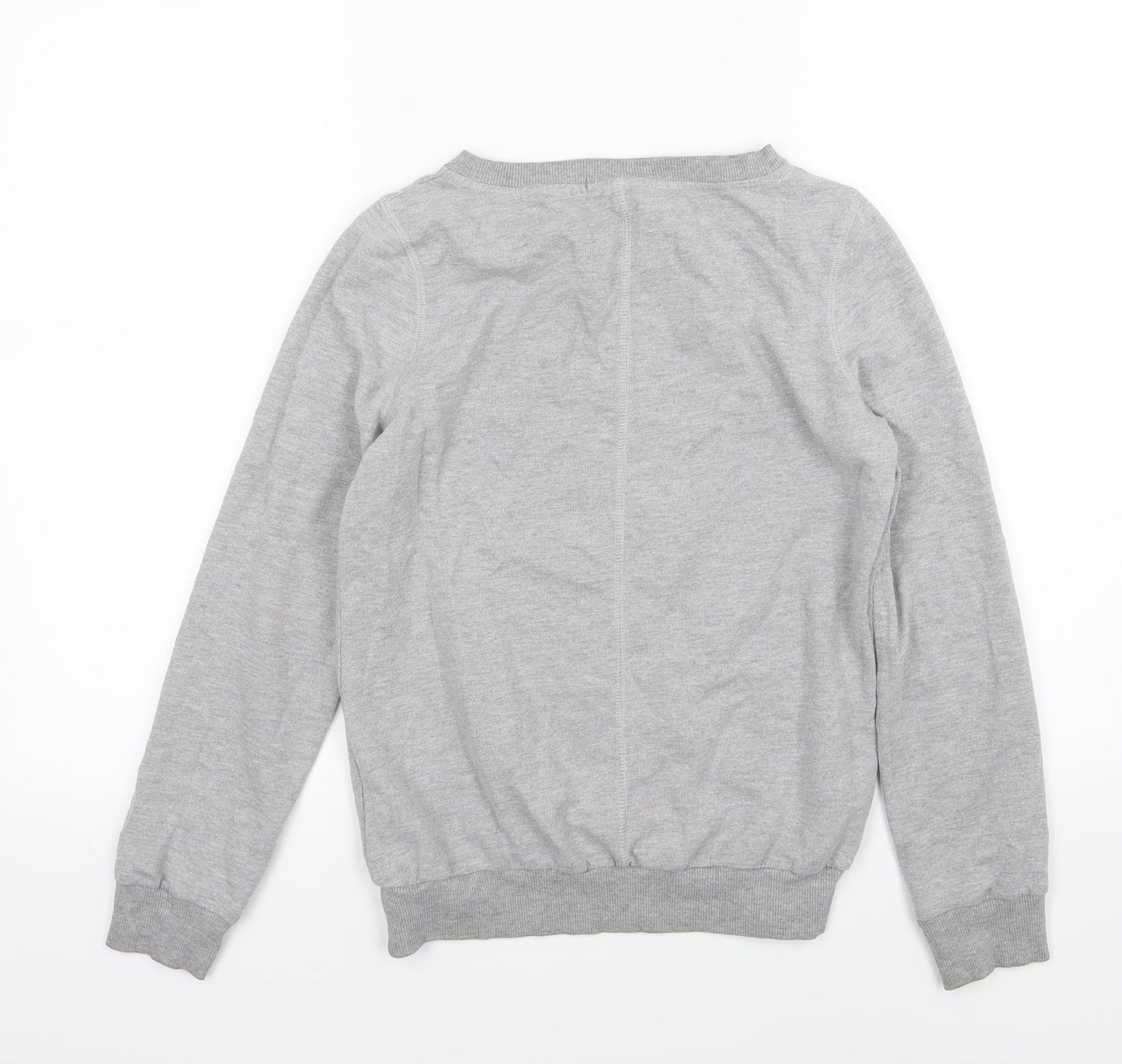 George Womens Grey  Jersey Pullover Sweatshirt Size 10