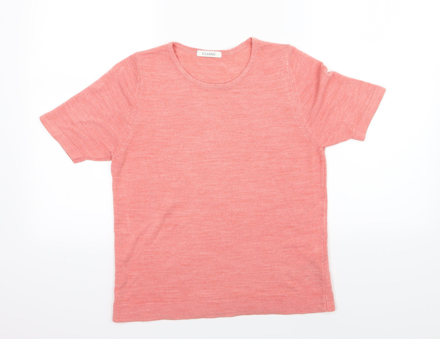 Marks and Spencer Womens Pink  Knit Pullover Jumper Size 12