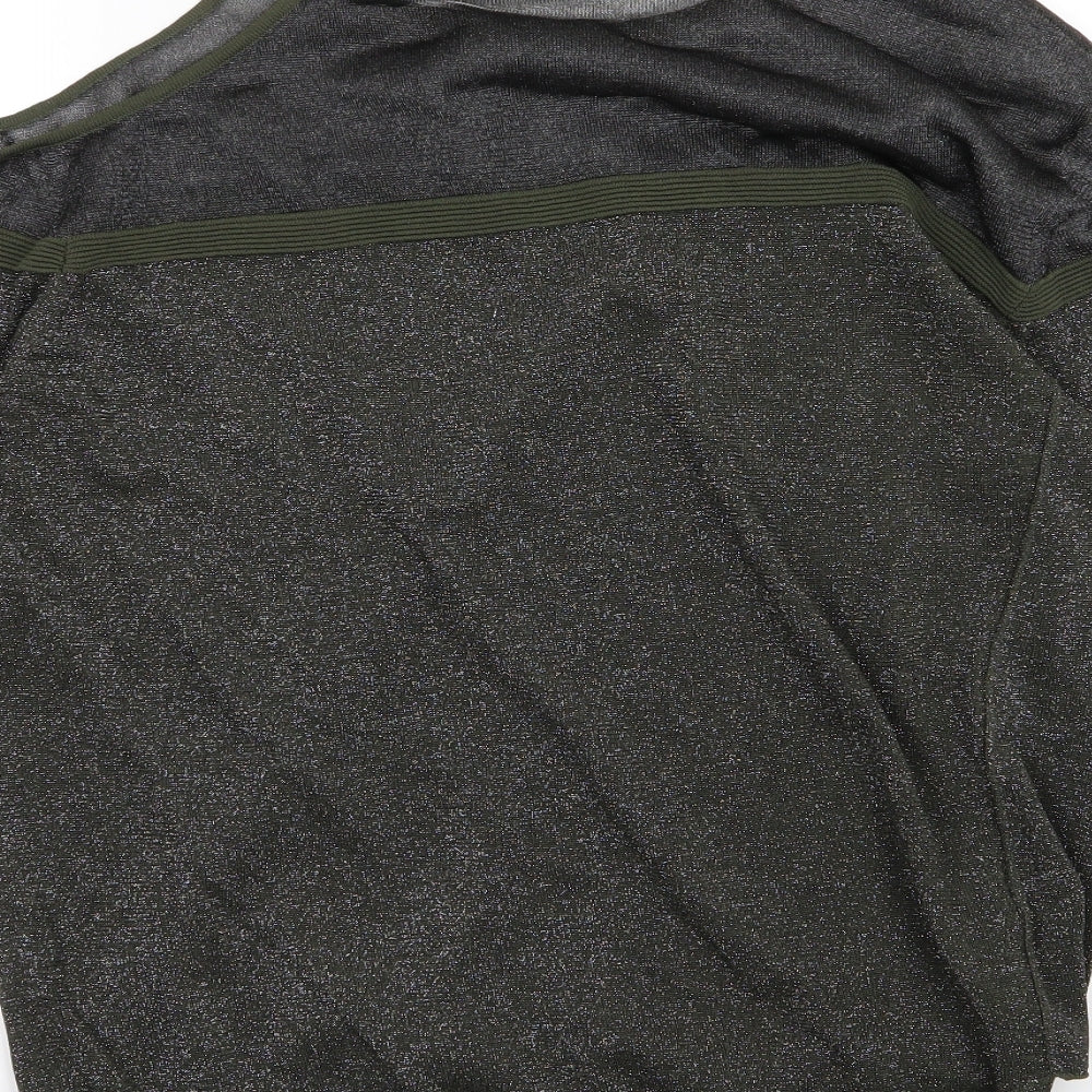 NEXT Womens Green  Knit Pullover Jumper Size 18