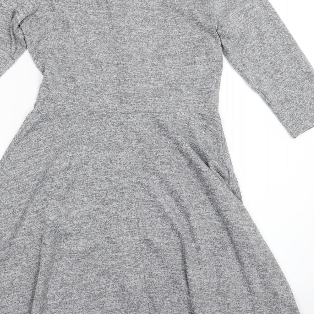 Dorothy Perkins Womens Gold  Jersey T-Shirt Dress  Size 8