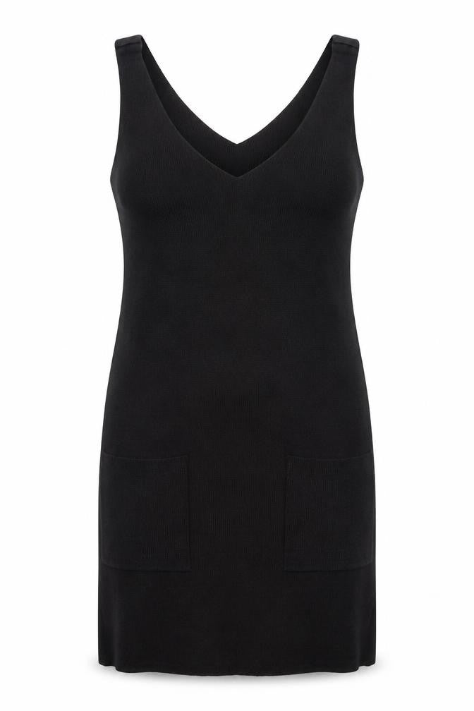 Pieces Womens Black   A-Line  Size L