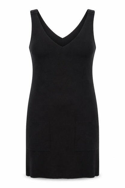 Pieces Womens Black   A-Line  Size L