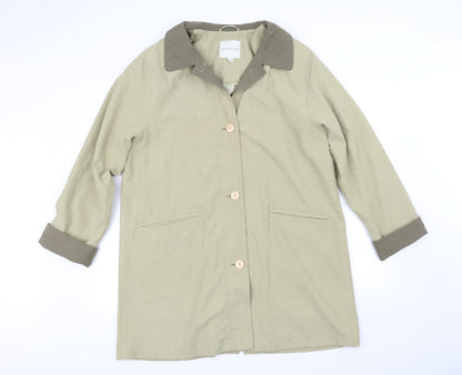 Additional front view of Holmewood women’s green jacket, size UK 16