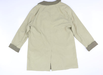 Back view of Holmewood women’s green jacket, size UK 16