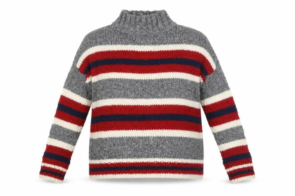 Primark Womens Red Striped  Pullover Jumper Size S