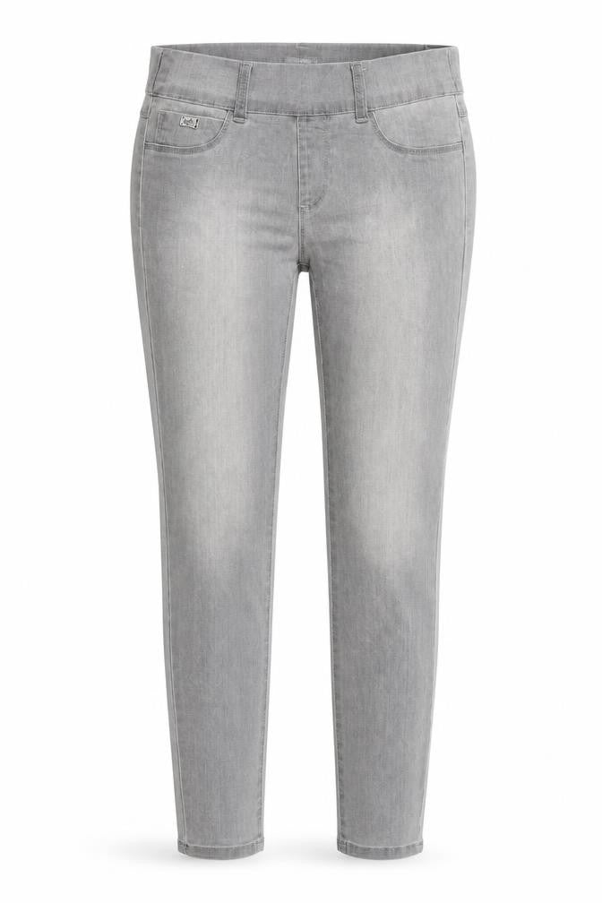 Stradavarius Womens Grey Houndstooth  Straight Jeans Size 4 L30 in