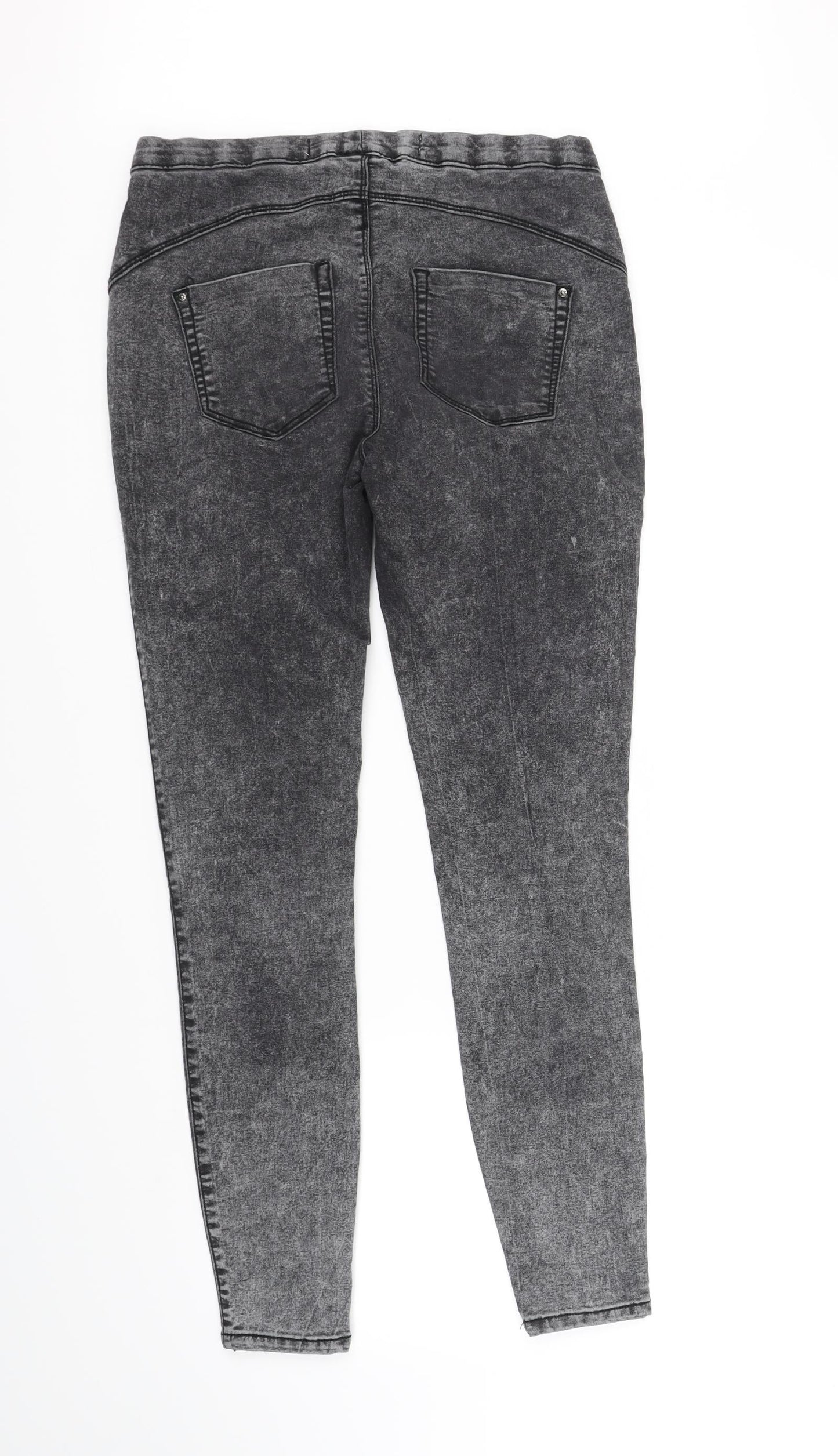 deniem & co Womens Grey   Straight Jeans Size 10 L32 in