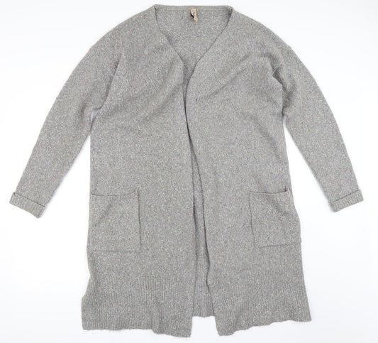 Multiblu Womens Grey   Cardigan Jumper Size L