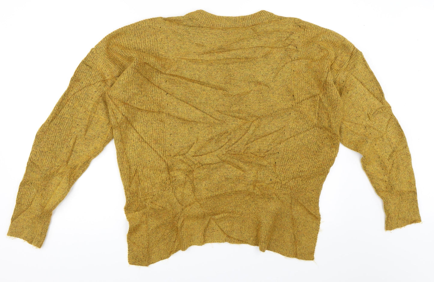 Marks and Spencer Womens Yellow   Pullover Jumper Size L