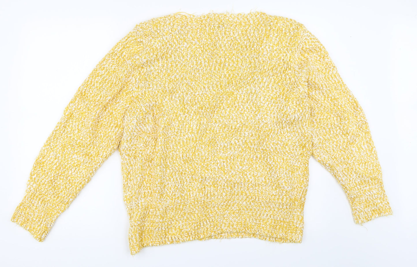 Marks and Spencer Womens Yellow   Pullover Jumper Size L
