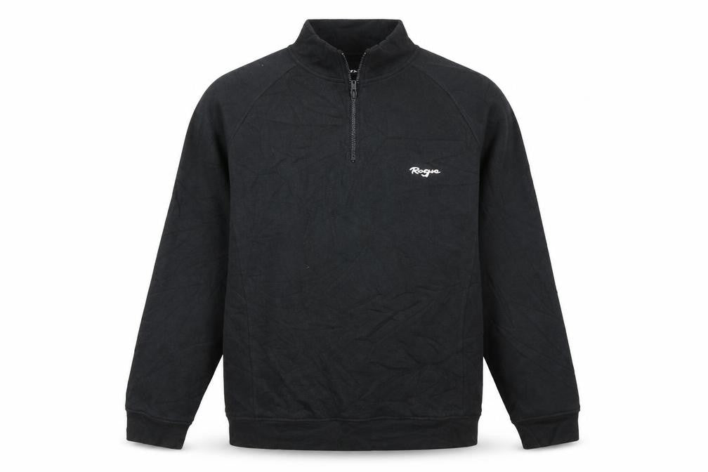 Rogue Mens Black   Henley Jumper Size L